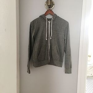 Grey  Zipper Hoodie❤️